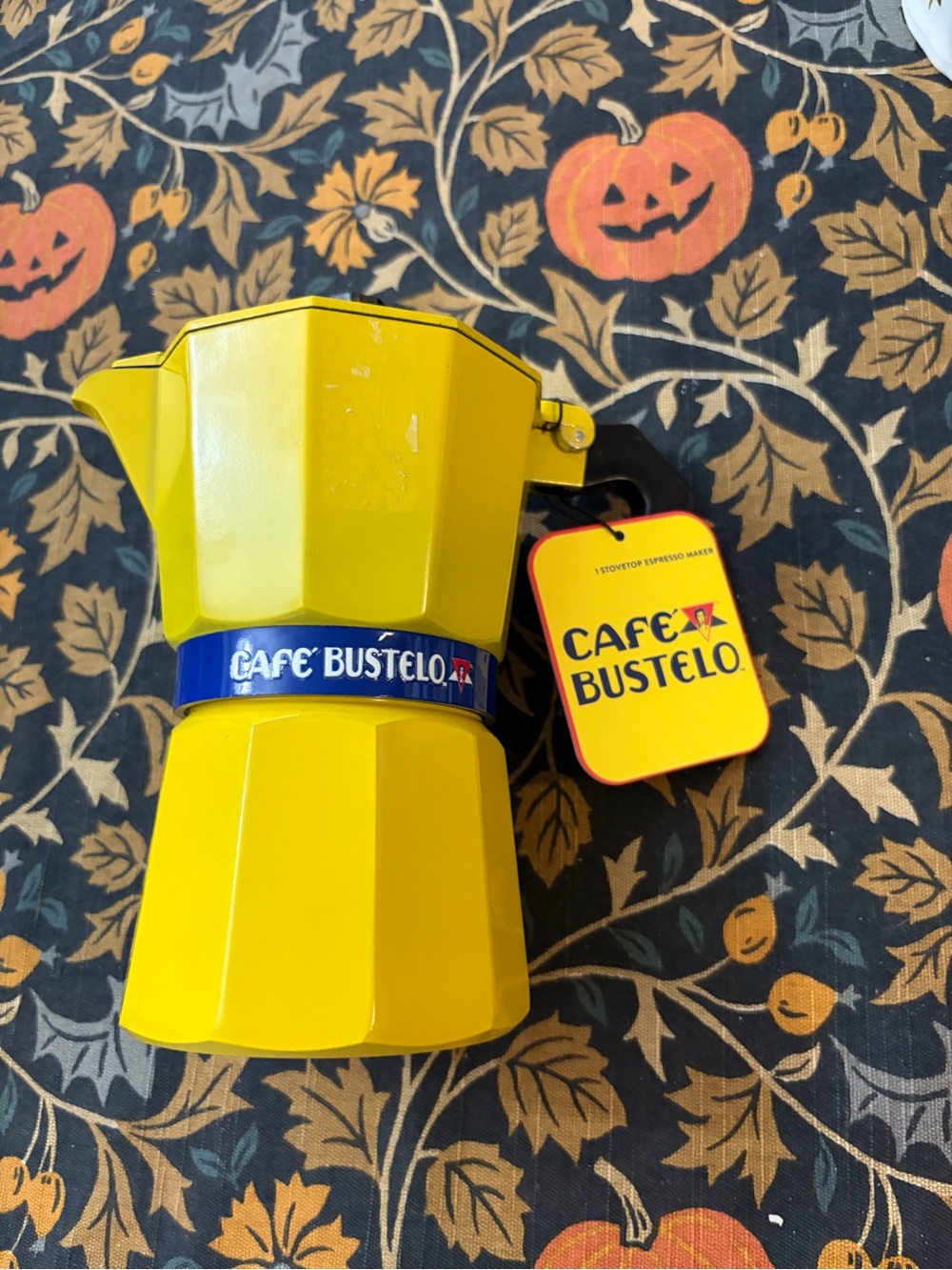 Yellow Stovetop Espresso Maker – Bright Yellow Moka Pot